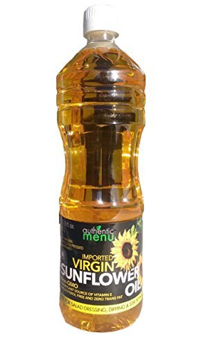 A & M Virgin Sunflower Oil Unrefined, Cold-pressed, 33.8 Oz
