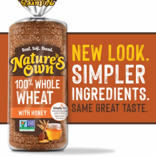 Nature's Own 100% Honey Whole Wheat Bread