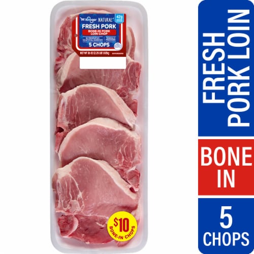 Kroger® Bone-In Pork Loin Chops