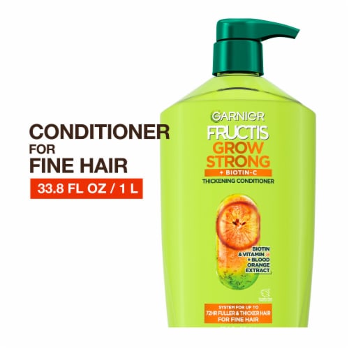 Garnier Fructis Grow Strong Thickening Conditioner for Fine Hair with Biotin & Vitamin C