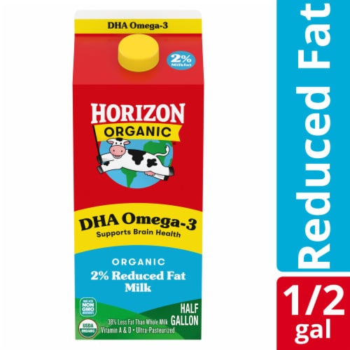 Horizon Organic DHA Omega-3 Milk - DHA 2 Percent Milk