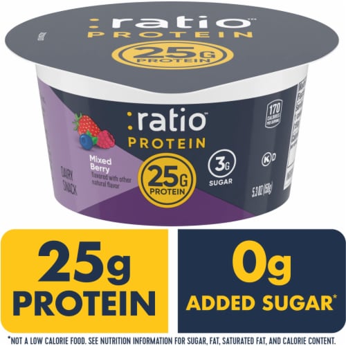 :ratio™ Yogurt Protein Cultured Dairy Snack, Mixed Berry