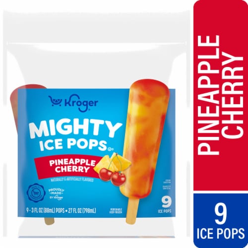 Kroger® Pineapple Cherry Swirl Mighty Ice Pops