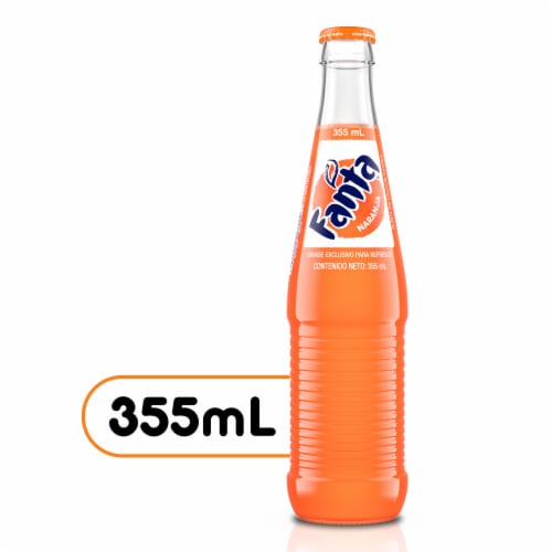 Fanta® Orange Soda Glass Bottle