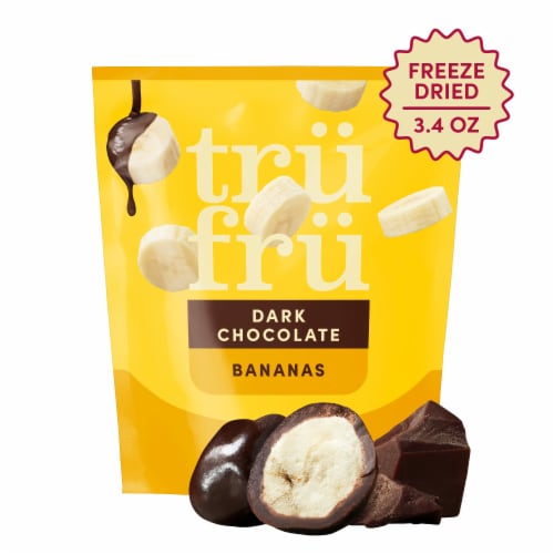 Tru Fru Freeze Dried Bananas in Dark Chocolate