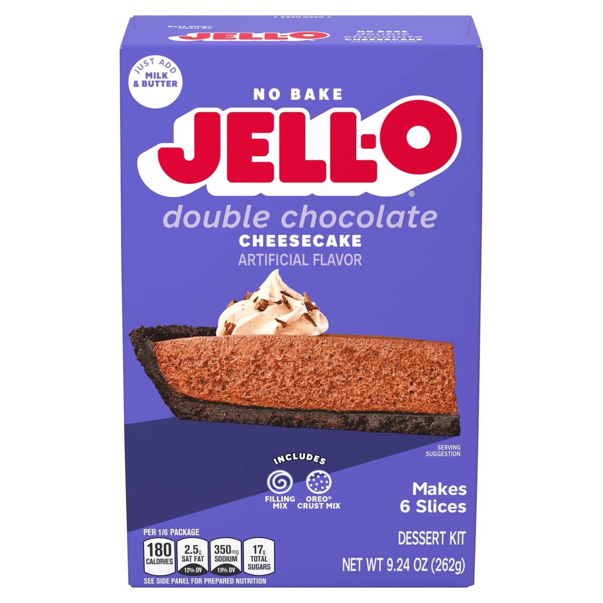 Double Chocolate Cheesecake Dessert Kit with Filling Mix & Crust Mix