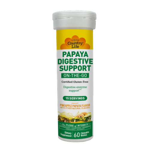 Country Life® Papaya Digestive Support On-The-Go Tube