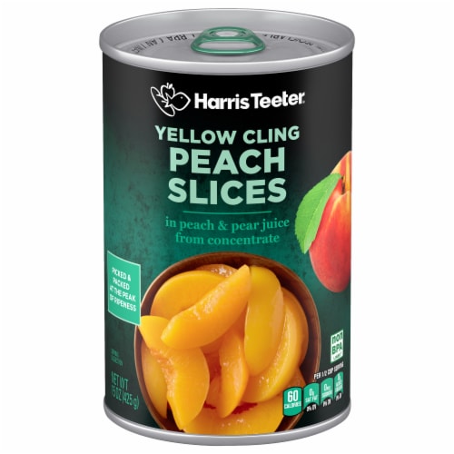 Harris Teeter® Sliced Yellow Cling Peaches in 100% Juice