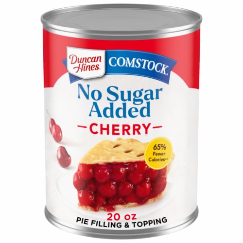 Duncan Hines Comstock No Sugar Added Cherry Pie Filling and Topping