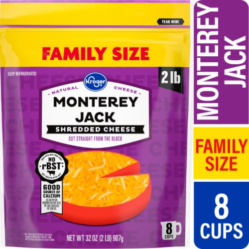 Kroger® Natural Monterey Jack Shredded Cheese Family Size