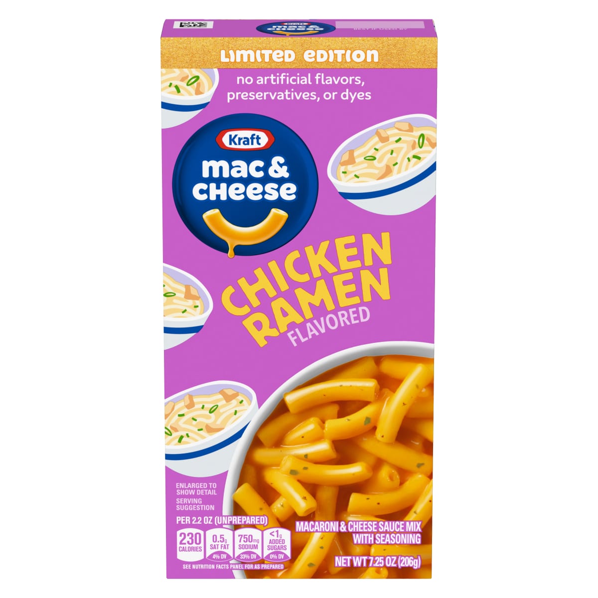Chicken Ramen Flavored Mac & Cheese Macaroni and Cheese Dinner