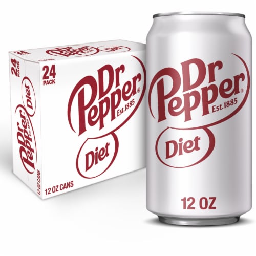 Diet Dr Pepper Soda Cans
