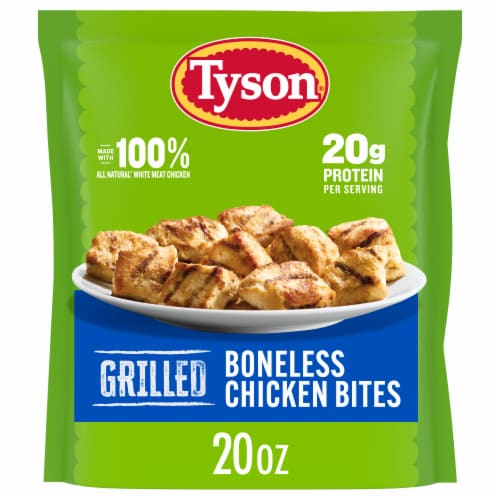 Tyson Frozen Grilled Boneless Chicken Bites