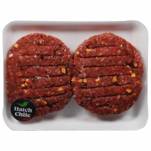Prime Hatch Chile and Cheddar Pub Burgers