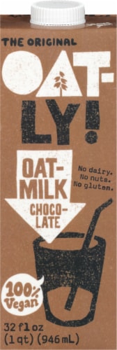 Oatly Dairy-Free Shelf Stable Chocolate Oat Milk