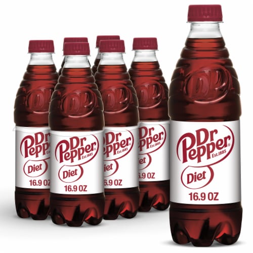 Diet Dr Pepper Soda Bottles