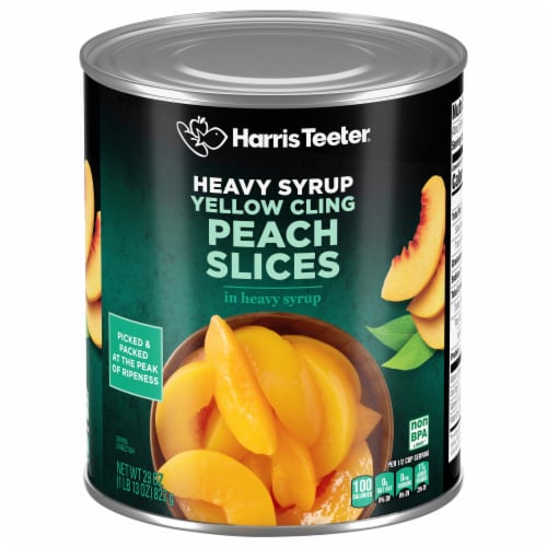 Harris Teeter® Yellow Cling Peach Slices In Heavy Syrup