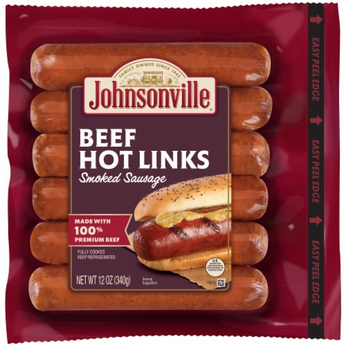 Johnsonville Smoked Beef Hot Links