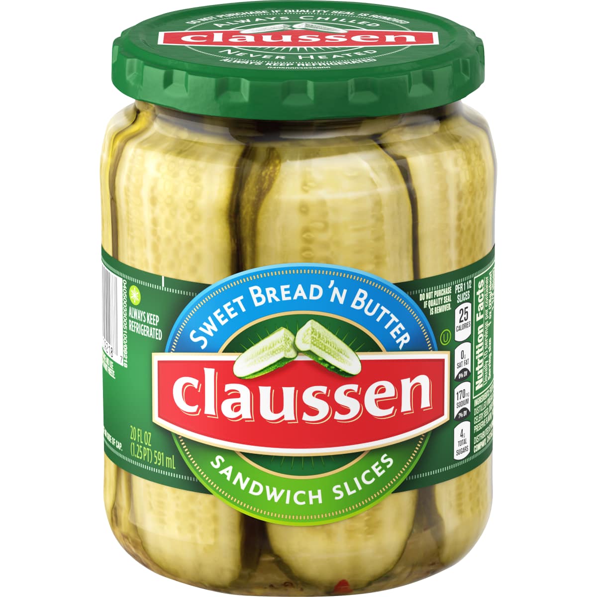 Sweet Bread N' Butter Sandwich Pickle Slices