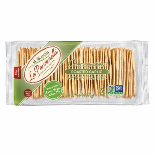 La Panzanella® Mini Croccantini® Roasted Garlic Artisan Crackers