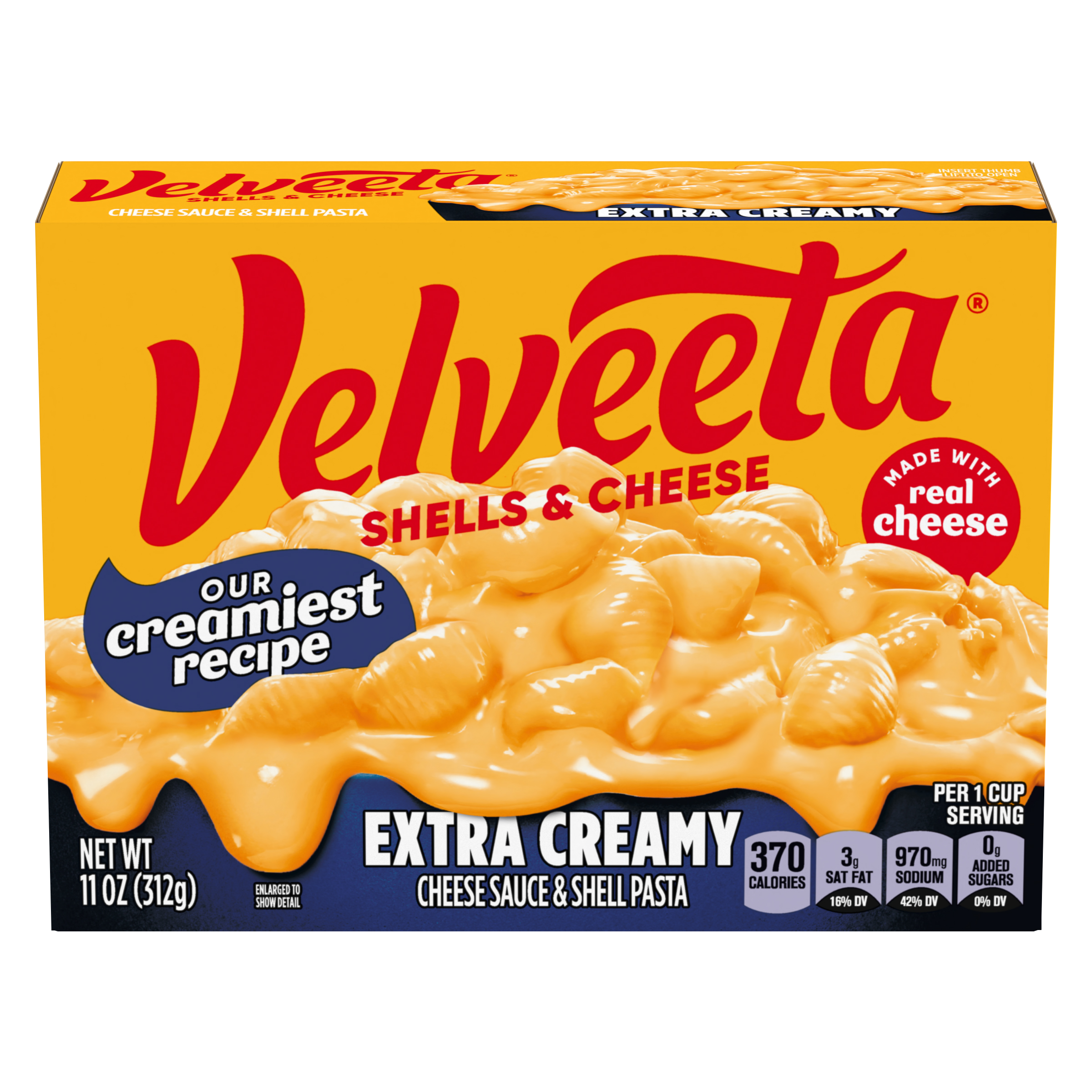 Extra Creamy Shells & Cheese