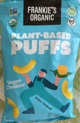 Frankie's Organic Plant-Based Puffs Vegan Cheddar