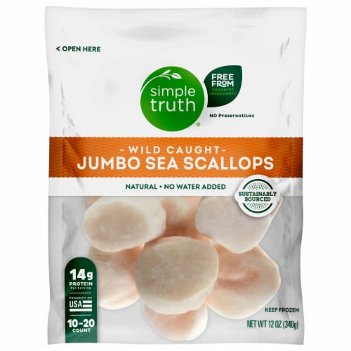 Simple Truth® Wild Caught Jumbo Sea Scallops Frozen