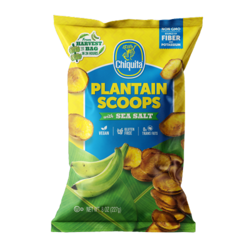 Chiquita® Snacks Plantain Scoops with Sea Salt