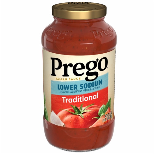 Prego® Traditional Lower Sodium Pasta Sauce, 23.5 oz Jar