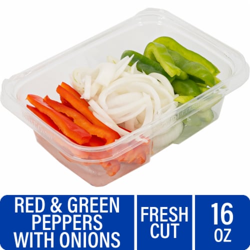 Red and Green Peppers With Onions Fajita Mix Mild Fresh Cut In Store Daily