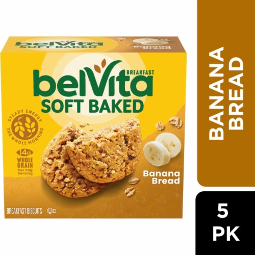belVita Soft Baked Banana Bread Breakfast Bars