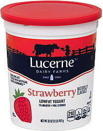 Lucerne Strawberry Lowfat Yogurt