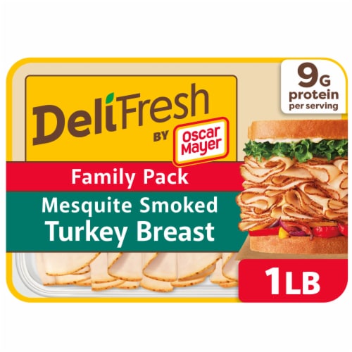 Oscar Mayer Deli Fresh Mesquite Smoked Turkey Breast Thin Sliced Lunchmeat