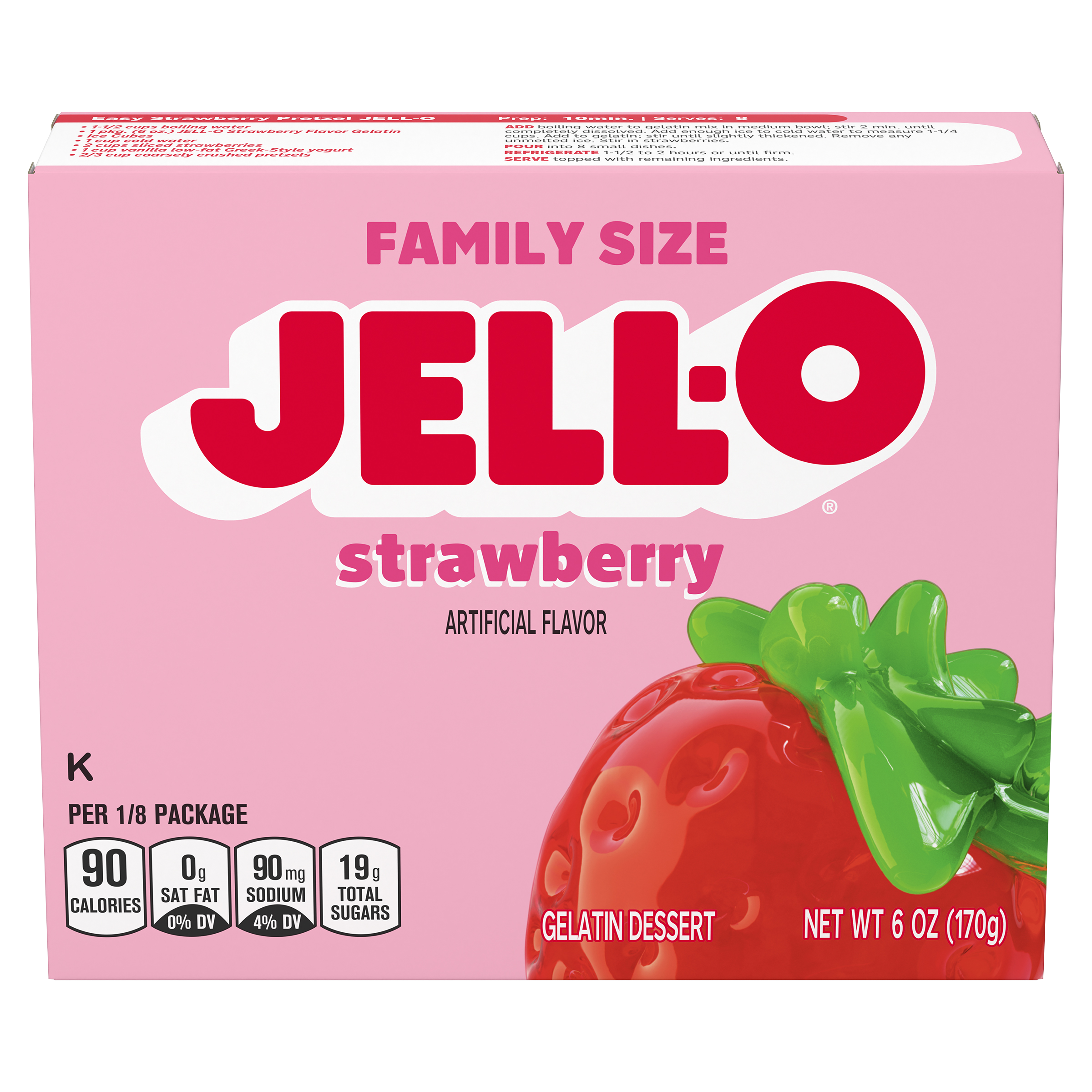 Strawberry Gelatin Dessert Mix