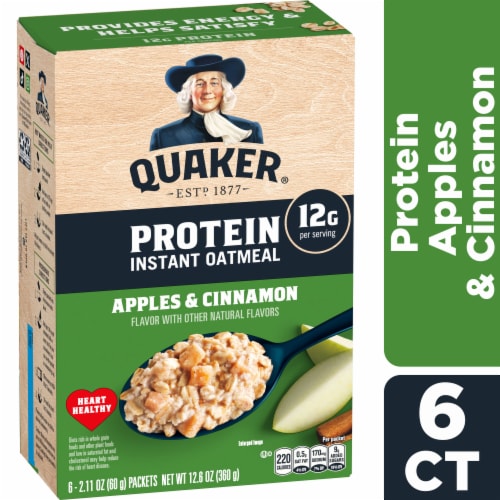 Quaker® Apple & Cinnamon Protein Instant Oatmeal