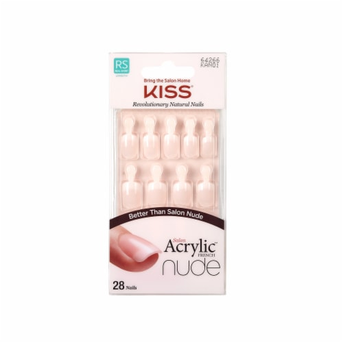Kiss® Salon Acrylic™ Nude French Short Nail Kit