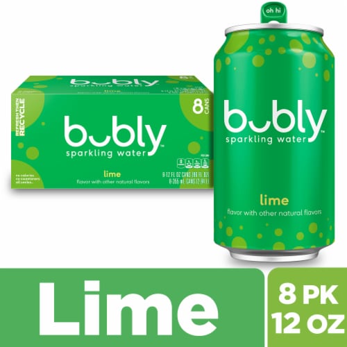Bubly Lime Sparkling Water Cans