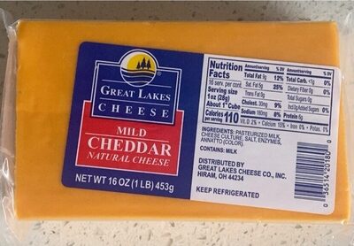 Great Lakes Cheese Mild Sheddar 16oz