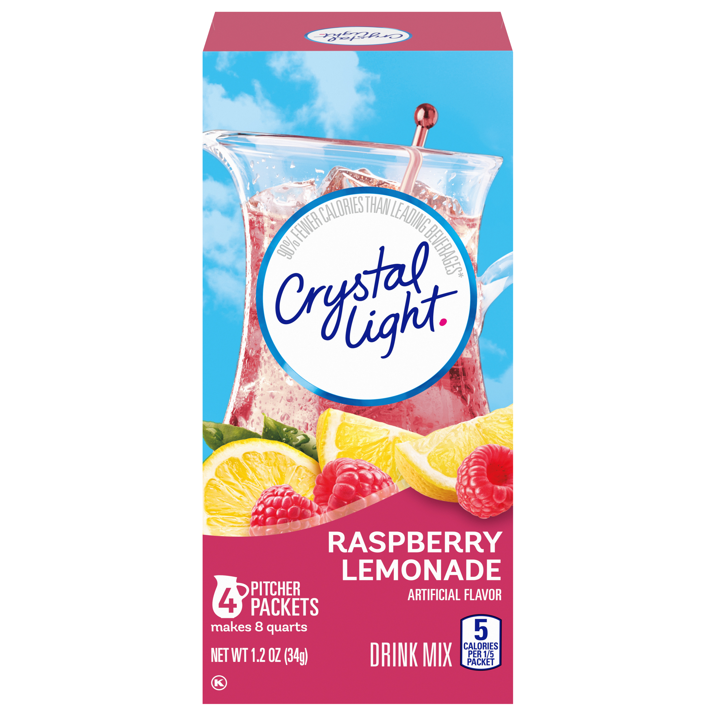 Raspberry Lemonade Artificially Flavored Powdered Drink Mix