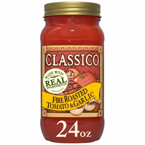 Classico Fire Roasted Tomato & Garlic Spaghetti Pasta Sauce