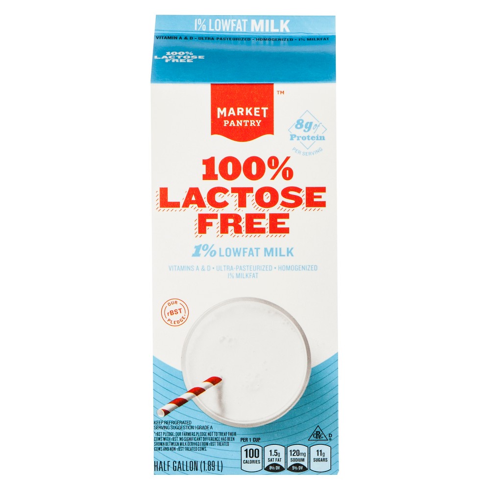 Market Pantry Lactose Free 1% Milk