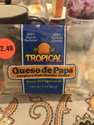 Tropical Queso de Papa Cheddar 8oz
