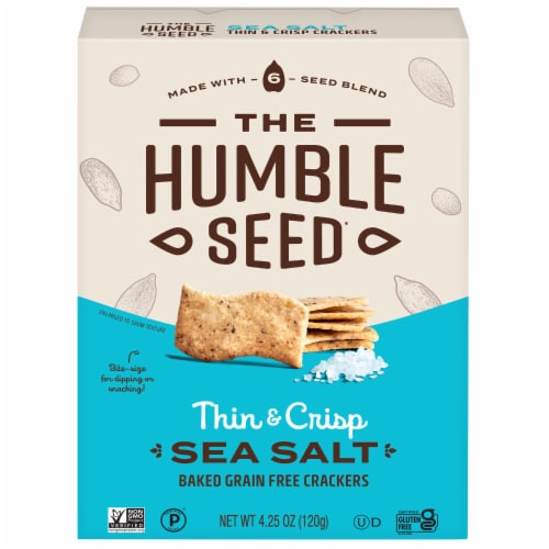 The Humble Seed® Sea Salt Grain Free Crackers