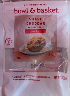 Bowl & Basket Shred Sharp Cheddar Natural Cheese