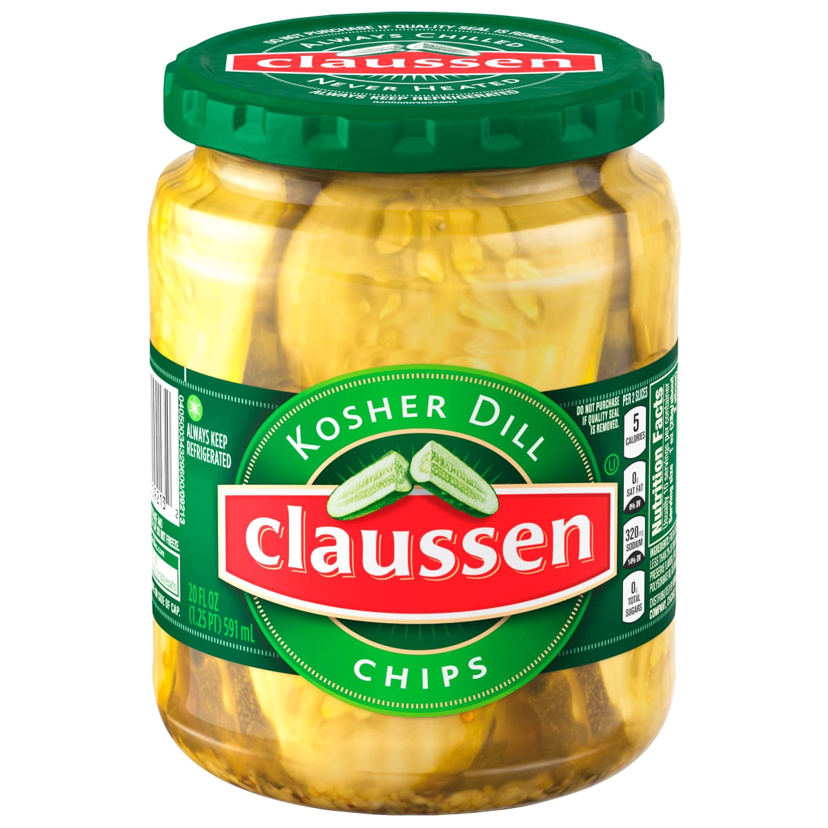 Kosher Dill Pickle Chips
