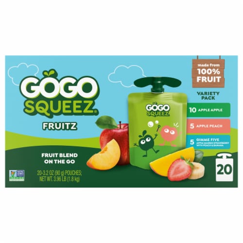 GoGo Squeez® Fruit On The Go Applesauce Variety Pack