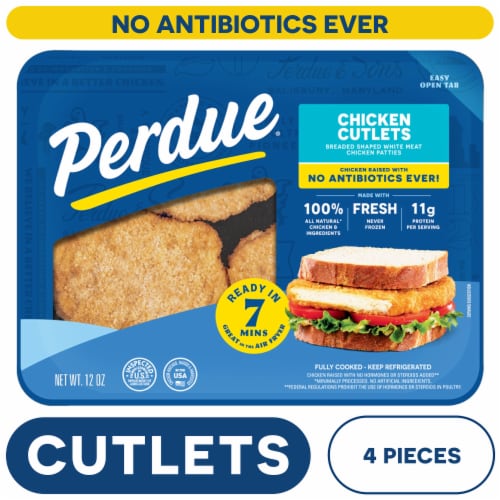 Perdue Refrigerated Fully Cooked Breaded Chicken Breast Cutlets