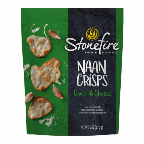 Stonefire® Garlic Cheese Naan Crisps