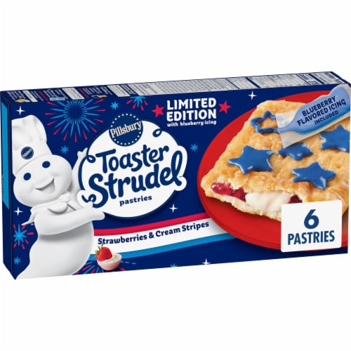 Pillsbury™ Strawberries and Cream Toaster Strudel Pastries