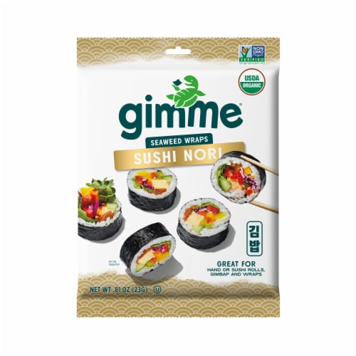 Gimme® Organic Sushi Nori Seaweed Wraps